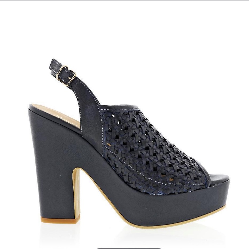 MARCO RICCI Ricci Woven Platform Slingback